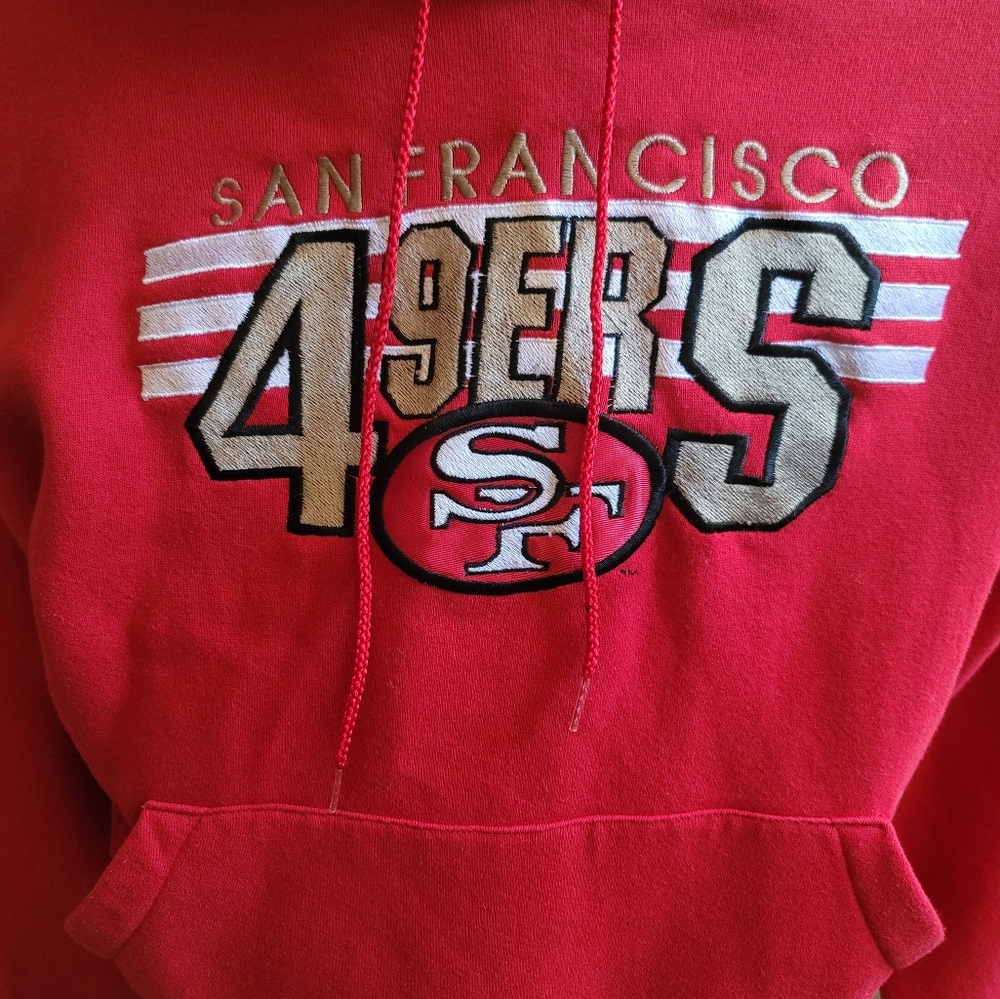 G brand 49ERS pullover Hooded sweater(sold) - Picture 5 of 10